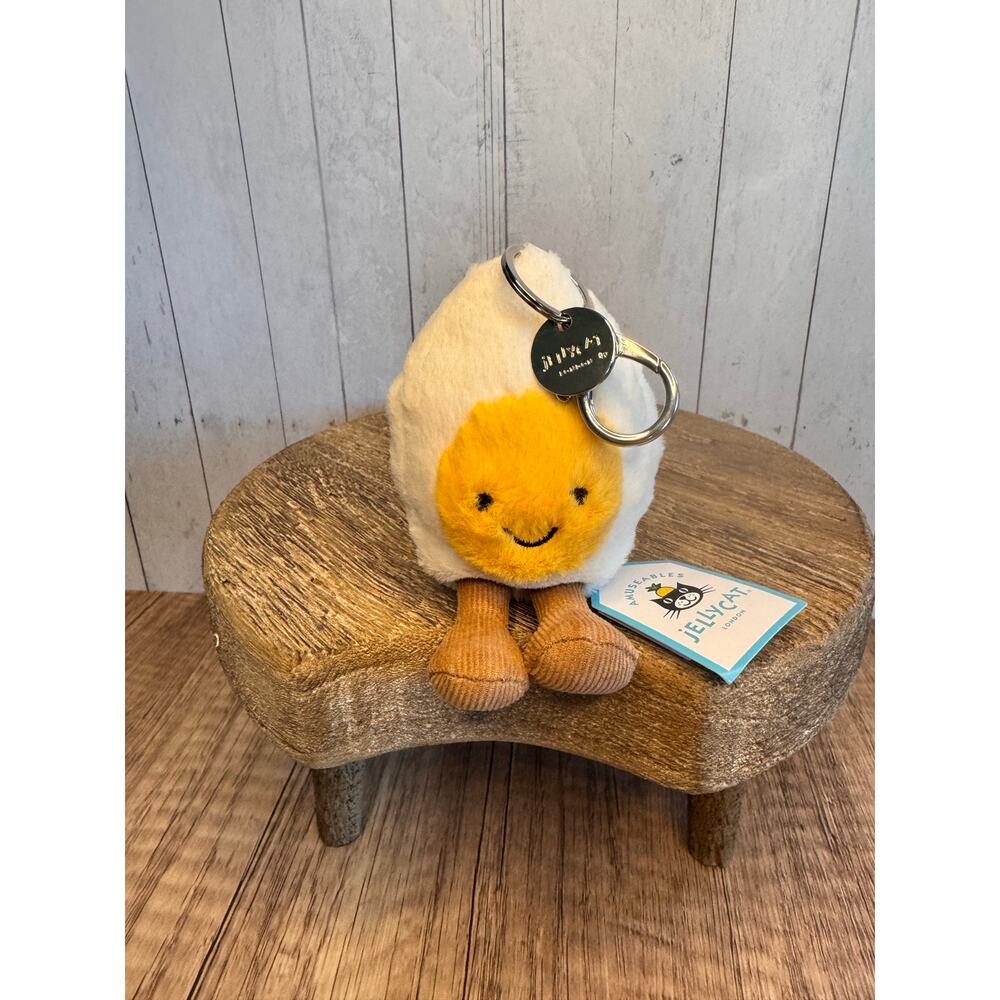 Jellycat Boiled Egg Bag Charm FAST SHIP Authentic Jellycat Egg